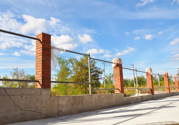 Brick Pillar Installation in Marysville